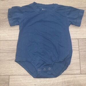 Blue Baby Tshirt romper